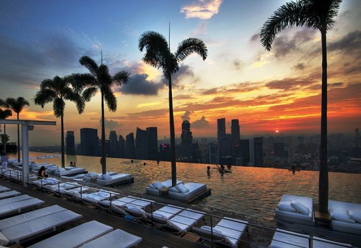 Rooftop pools Around The World