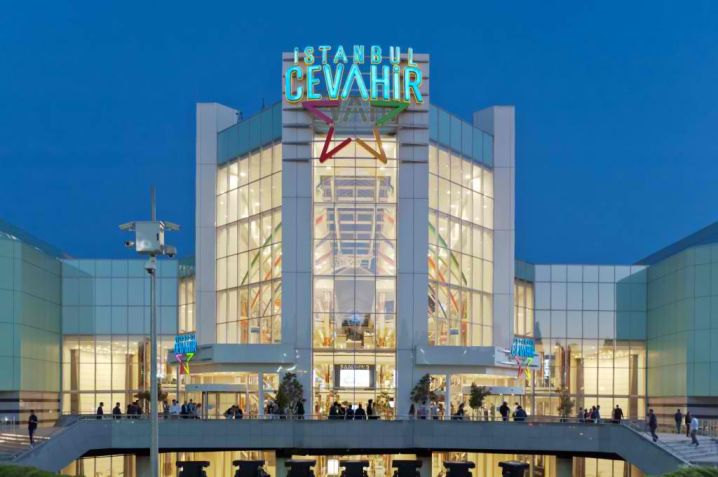 modern designed shopping mall