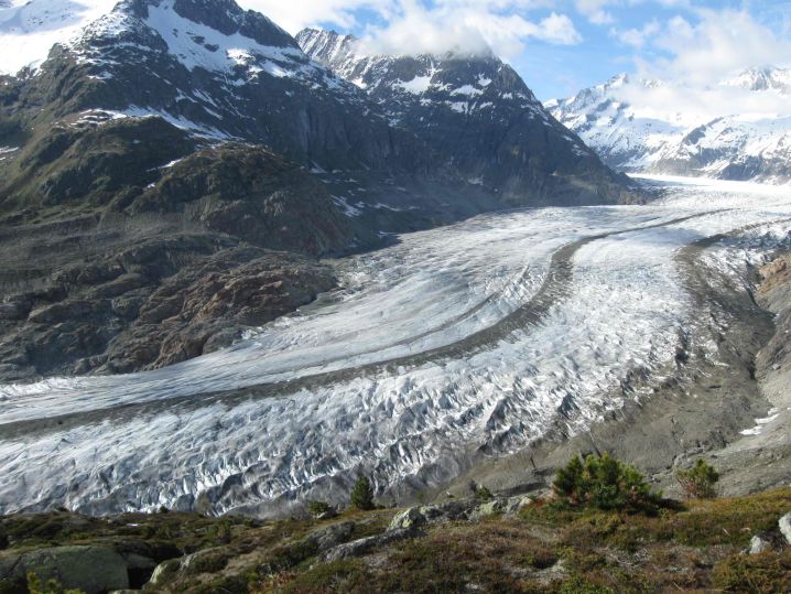 most beautiful glacier in the Swiss Alps