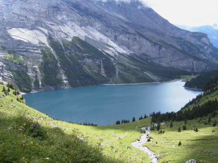 beautiful lake in Switzerland